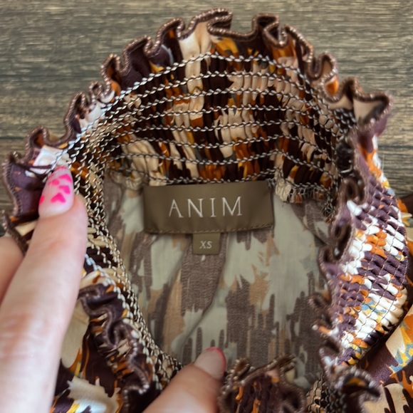 CHARLOTTE - Printed High Neck Mini Dress - Picture 4 of 4